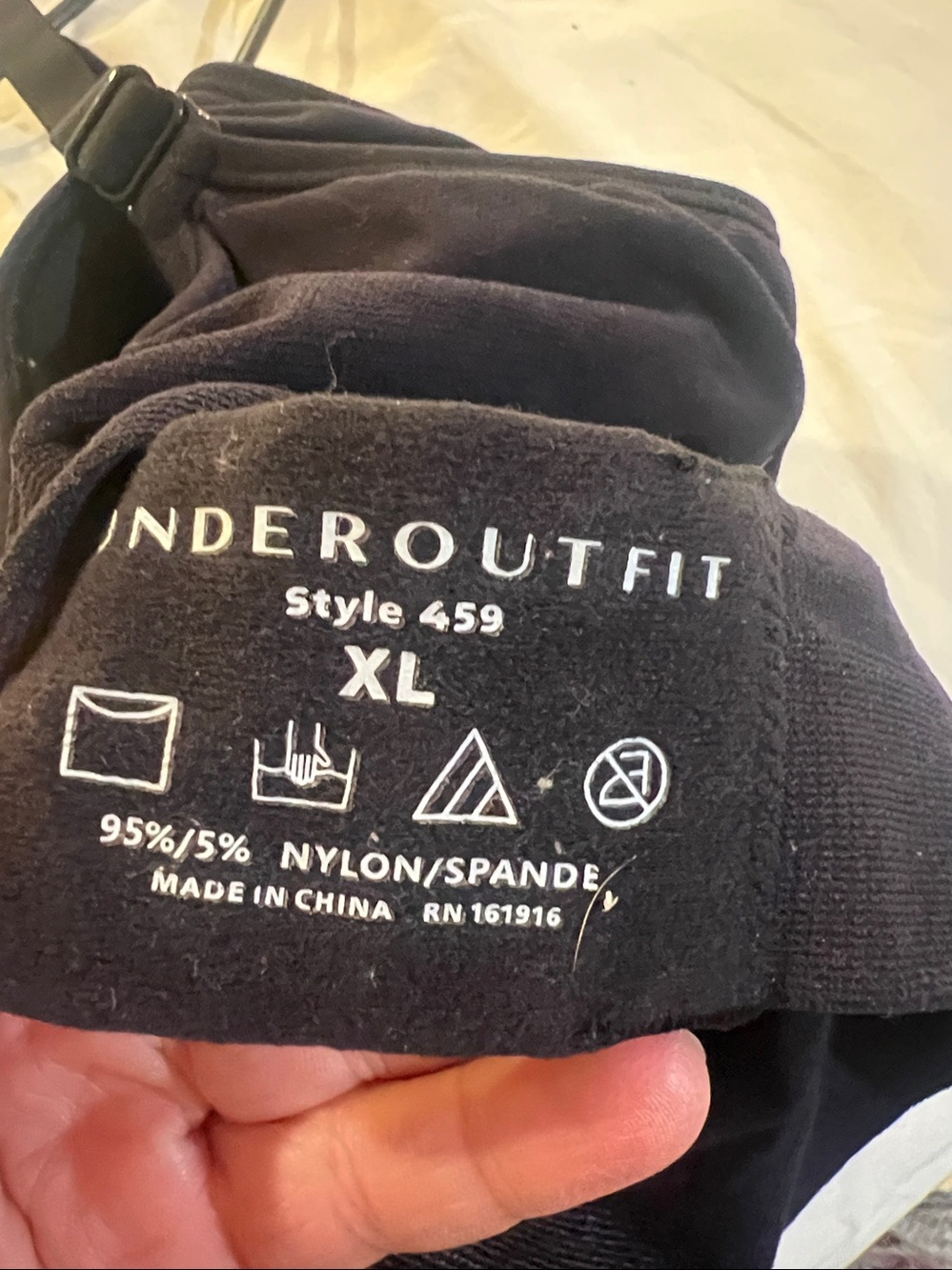 Under outfit brand ladies soft t shirt bra size x large black - Picture 6 of 6